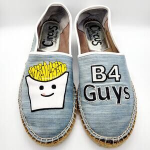 Circus by Sam Edelman Fries Before Guys Espadrille Flats Women's Size 8.5